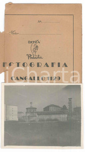 Fotografia d epoca originale 1924 MILANO Via Doria  Cascina POZZOBONELLI Foto 10x8 cm 1
