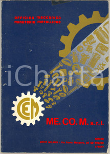 Materiale pubblicitario d’epoca 1970 ca MILANO ME.CO.M. Officina  Minuterie metalliche Catalogo illustrato 1
