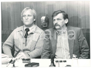 Fotografia d epoca originale 1988 WIEN  LUCONA AFFAIR Jacop PUISTER Jacobus N. VAN BECKUM Photo 24x17 cm 1