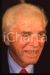 Fotografia d epoca originale 1988 MILANO Burt LANCASTER  35 mm vintage slide 31 1