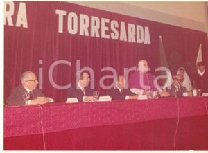 Fotografia d epoca originale 1968 SARDEGNA VILLACIDRO Inaugurazione SNIA VISCOSA ANDREOTTI Mons. BOTTO 1