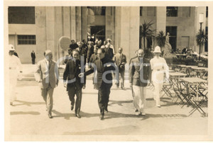 Fotografia d epoca originale 1933 MILANO Inaugurazione Torre Littoria  Ministro Araldo di CROLLALANZA Foto 1