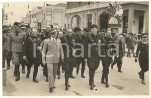 Fotografia d epoca originale 1935 MILANO Inaugurazione Fiera Campionaria  Duca di Bergamo e autorità Foto 1