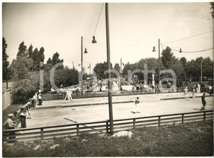 Fotografia d epoca originale 1938 LIDO DI MILANO I nuovi campi da bocce  Fotografia 23x17 cm 1