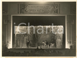 Fotografia d epoca originale 1930 MILANO Teatro Via Conservatorio 9  Spettacolo delle Piccole Italiane Foto 1