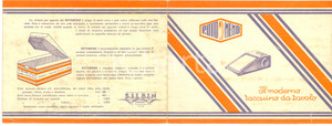 Materiale pubblicitario d’epoca 1940 ca TORINO Ditta SILBIN  ROTOMEMO Moderno taccuino da tavolo  Dépliant 1
