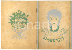 Materiale pubblicitario d’epoca 1940 ca SNIA VISCOSA  Opuscolo SNIAFIOCCO nella moda e nella casa ILLUSTRATO 1