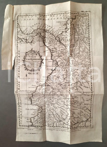 Mappa, planimetria storica 1778 AMERICA Carta dei Paesi sopra il Mare Meridionale de Panama a Guayaquil 1