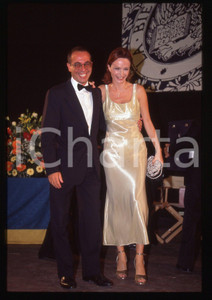 Fotografia d epoca originale 1995 FESTIVAL VENEZIA  Giuseppe TORNATORE e Francesca NERI 35mm VINTAGE SLIDE 1