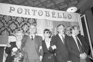 Fotografia d epoca originale 35mm NEGATIVO ORIGINALE  1987 RAI PORTOBELLO Enzo TORTORA Giancarlo NICOTRA 3 1
