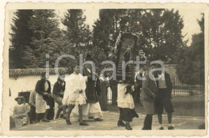 Fotografia d epoca originale 1952 COLLE BRIANZA / Eremo S. Genesio  Festa di San Genesio Foto 10x7 5 1