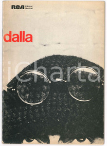 Oggetto da collezione cartaceo 1980 Lucio DALLA Dalla Raccolta di testi e spartiti  Edizioni musicali RCA 1