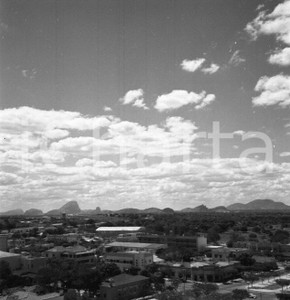 Fotografia d epoca originale 1965 ca NAMPULA MOZAMBICO Panorama dall alto NEGATIVO ORIGINALE 6 1