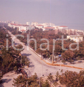 Fotografia d epoca originale 1965ca MILANO MARITTIMA Circuito motociclistico cittadino POSITIVO ORIGINALE 1