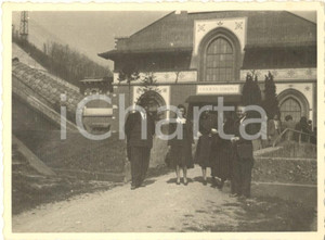 Fotografia d epoca originale 1940 ca CORNATE D ADDA  Evento Società EDISON  Centrale idroelettrica ESTERLE 1
