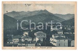 Cartolina originale da collezione 1939 COAZZE TO Panorama con MONTE ROBINET Cartolina FP VG 1