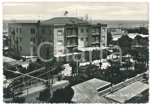 Cartolina originale da collezione 1971 RIMINI Panorama con Hotel Corallo  Cartolina FG VG 1