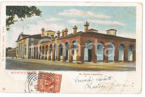 Cartolina originale da collezione 1903 MONTECATINI TERME Regie Terme Leopoldine  Cartolina FP VG 1