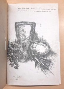 Libro, pubblicazione d epoca 1982 Mons. Eliseo RUFFINI  Teologia eucaristica Dattiloscritto 232 pp. 1