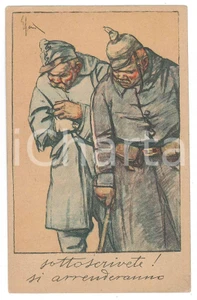 Cartolina originale da collezione 1918 ca WW1 Cartolina PRESTITO NAZIONALE AL 5% Cartolina FP NV 1