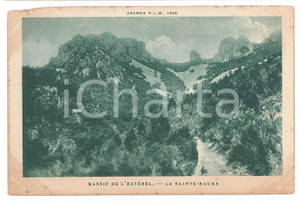 Cartolina originale da collezione 1926 MASSIF DE L ESTEREL La SainteBaume  Postcard FP NV 1