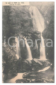 Cartolina originale da collezione 1920 ca COGNE AO Cascate di LILLAZ Veduta  Cartolina FP NV 1