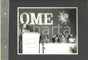 Fotografia d epoca originale 1974 BOMBAY Inaugurazione stabilimento BARODA RAYON SNIALON Conferenza stampa 4 1