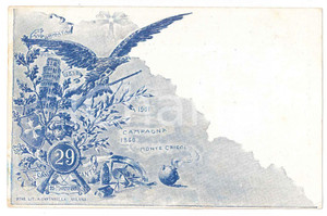 Cartolina originale da collezione 1900 ca REGIO ESERCITO 29° Reggimento fanteria  Brigata Pisa  Cartolina FP NV 1
