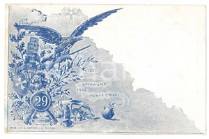 Cartolina originale da collezione 1900 ca REGIO ESERCITO 29° Reggimento fanteria  Brigata Pisa  Cartolina FP NV 1