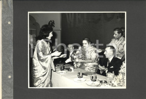 Fotografia d epoca originale 1974 BOMBAY Cerimonia per inaugurazione stabilimento BARODA RAYON SNIALON Foto 3 1