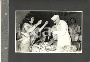 Fotografia d epoca originale 1974 BOMBAY Cerimonia per inaugurazione stabilimento BARODA RAYON SNIALON Foto 7 1