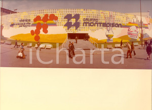 Fotografia d epoca originale 1977 FIERA DI MILANO Padiglione MONTEDISON  Esterno Foto 30x22 cm 5 1