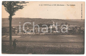 Cartolina originale da collezione 1930 ca LAFERTÉSURAUBE Vue générale  Carte postale FP NV 1