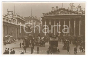 Cartolina originale da collezione 1900 ca LONDON Royal exchange and Bank of England  Postcard JUDGES FP NV 1