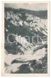 Cartolina originale da collezione 1935 ca ALTIPIANO DI LAVARONE Strada della Fricca  Cartolina FP NV 1