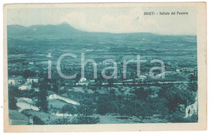 Cartolina originale da collezione 1925 CHIETI Vallata del Fiume Pescara  Cartolina FP VG 1