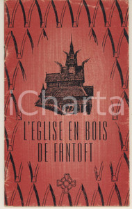 Materiale pubblicitario d’epoca 1951 BERGEN NORWAY L église en bois de Fantoff stavkirke TOURISM 16 p. 1