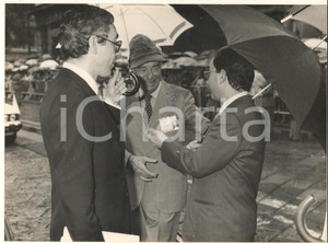Fotografia d epoca originale 1983 ? MILANO Piazza 5 Giornate  Visita Papa  Sindaco Carlo TOGNOLI Foto 1 1