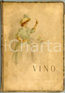 Libro, pubblicazione d epoca 1890 Edmondo DE AMICIS Il vino  Fratelli Treves editori 1