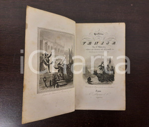 Libro, pubblicazione d epoca 1844 F. VALENTIN Histoire de Venise  Editeurs MAME Tours 1