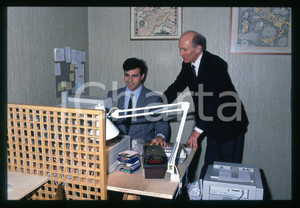 Fotografia d epoca originale 1990ca ROMA Luigi CODA NUNZIANTE Fondatore FAMIGLIA DOMANI 35mm VINTAGE SLIDE 3 1