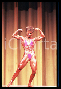 Fotografia d epoca originale 1990 ca SPORT BODYBUILDING Women championship 35mm VINTAGE SLIDE 14 1