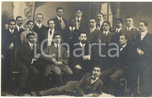 Fotografia d epoca originale 1909 MITTWEIDA GERMANY Pedro C. MORGADO e il LusoBrasileiro Club Foto 14x9 1