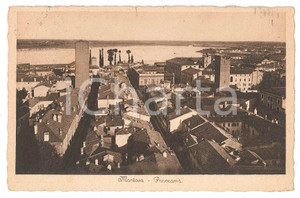 Cartolina originale da collezione 1931 MANTOVA Panorama della città   Cartolina FP VG 1