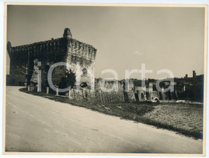 Fotografia d epoca originale 1950 ca VALEGGIO SUL MINCIO VR Ponte Visconteo  Foto 23x17 cm 1