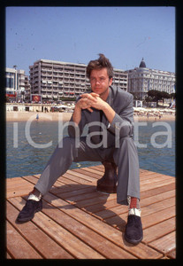 Fotografia d epoca originale 1995 ca CANNES Festival del Cinema  Tim ROBBINS Ritratto 35mm VINTAGE SLIDE 2 1