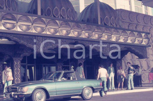 Fotografia d epoca originale 1974 LAS VEGAS STRIP  ALADDIN Hotel and casino 35mm VINTAGE SLIDE 1