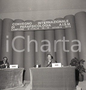 Fotografia d epoca originale 1975 CAMPIONE D ITALIA Inardi convegno parapsicologia AISM NEGATIVO ORIGINALE 2 1