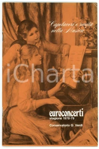 Libro, pubblicazione d epoca 197879 MILANO Conservatorio Giuseppe Verdi EUROCONCERTI Programma 1