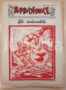 Giornale, rivista storica 1941 RADIOFANTE Divisione Piemonte Giornale combattenti Albania ULTIMO NUMERO 1